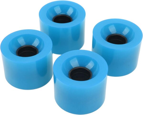 4PCS 60mm Skateboard Wheels,All Terrain Skateboard Wheels for Skateboard,Longboard(Blue) - Image 2