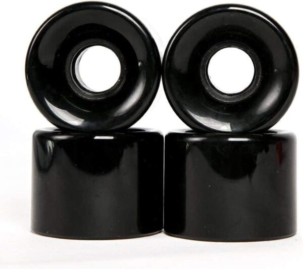 60mm Longboard Skateboard Wheels Hardness 78A Polyurethane Cruising Wheel Free 608 Bearings and Spacers Set of 4