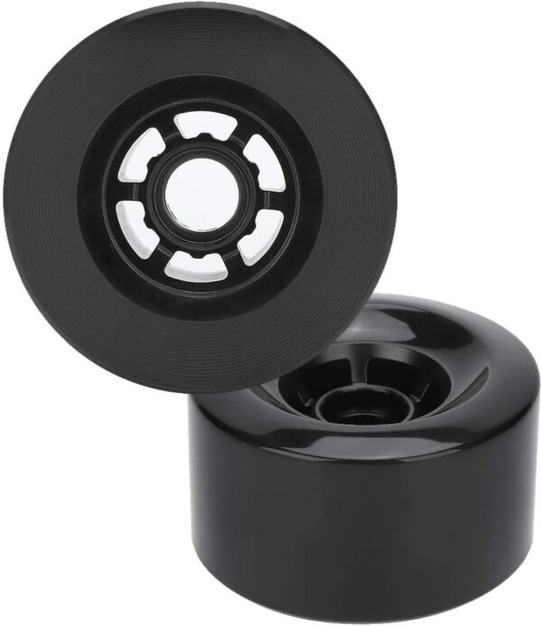 Skateboard Wheels, 90mm PU 80A Shockproof Skateboards Longboard Wheels Skate Board Wheels 52mm Horizontal Width for DIY Electric Scooters and Skateboards
