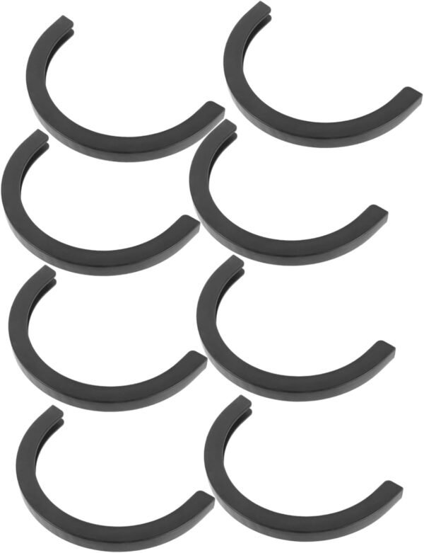 Protective Strip for Skateboard 5 Pairs Plastic Deck Guards U-Shape Design Non Shock Absorbing Easy to Install for Ages
