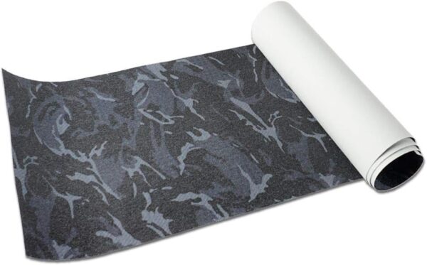 Skateboard Grip Tape Sheet, 45.2x10.6 inch,Bubble Free, Waterproof, Scooter, Longboard Griptape, Grippy Sandpaper for Skateboard, Long Board, Stairs, Pedal, Pistol, Wheelchair Step,Deck(115x27cm)