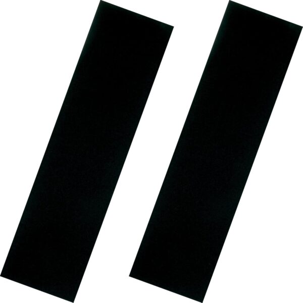 9 x 33 Inch Skateboard Grip Tape Sheet Black - 2 Sheets - Image 2