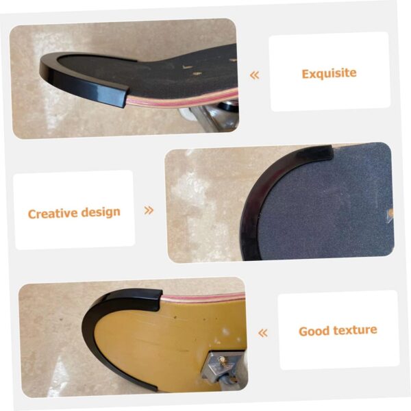 Skateboard Deck Guards 5 Pairs U-Shaped Protectors Longboard Plastic Skateboard Edge Protection - Image 2
