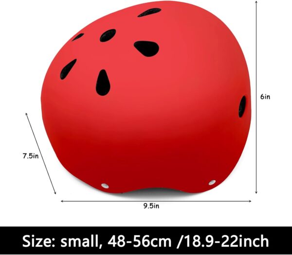 Kids Bike Helmet, Toddler Helmet for Kids Ages 3-5-8, Skateboard Helmet with Knee Elbow Wrist Pads for Boys Girls, Adjustable Protective Gear Set for Skating Bicycling Roller - Image 2