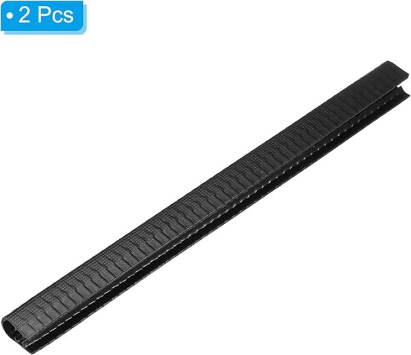 8.7 Inch Skateboard Deck Guards Protector, 2 Pack Skate Deck Edge Protection Skateboard Protective Gear, Black