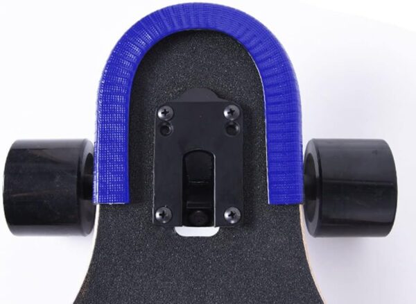 Skateboard Deck Guards Protector,Longboard Deck Edge Protection,Durable Shock Absorbing Rubber Cover with Excellent Grip Nose Guard and Tail Guard