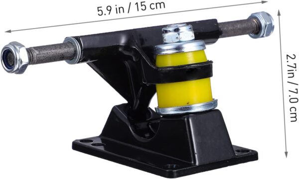 1 Pair 3.25 Inch Skateboard Trucks Accessory Bridge Strong Load-Bearing Impact Resistance Easy Install for Skateboard Brackets - Image 2