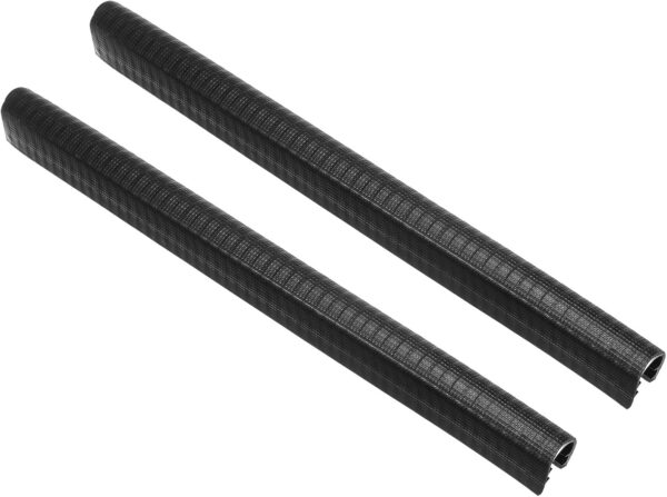 8.7 Inch Skateboard Deck Guards Protector, 2 Pack Skate Deck Edge Protection Skateboard Protective Gear, Black
