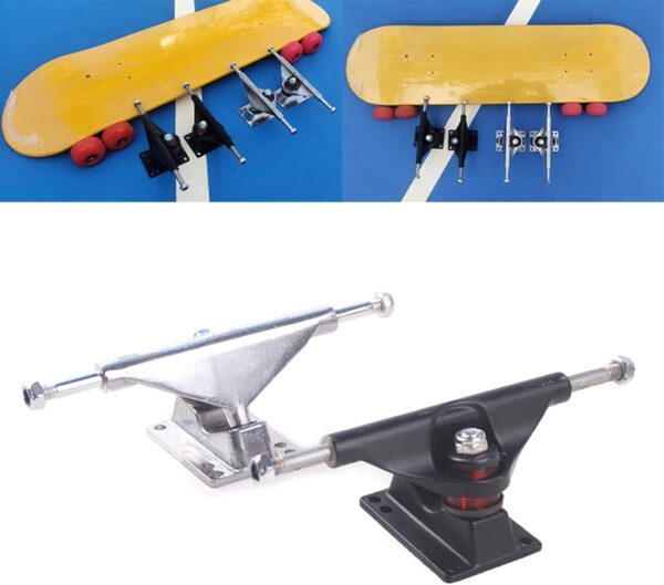 Aluminum Alloy Skate Board Trucks Replacement Skateboard Wheel Bracket Hardware Bridge Base Aluminium Trucks - Image 2
