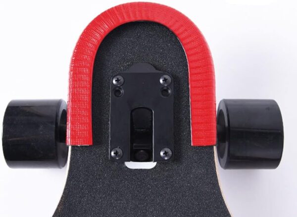 Skateboard Deck Guards Protector,Longboard Deck Edge Protection,Durable Shock Absorbing Rubber Cover with Excellent Grip Nose Guard and Tail Guard
