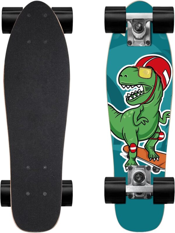 Skateboard Complete Skateboards 22 Inch Mini  Skateboards for Beginners Kids Boys and Girls