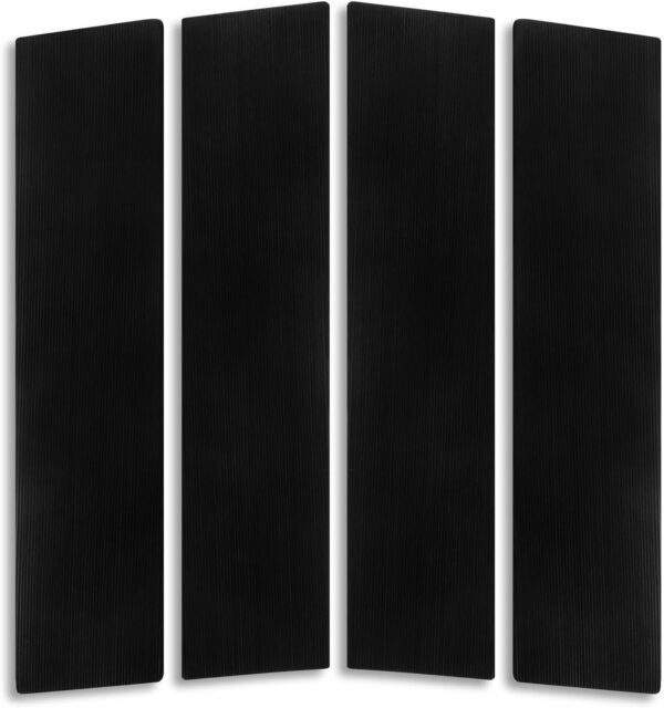 4 Piece Front Traction Pad Non-Slip Deck Pad Grip Mat EVA Surfboard Deck Traction Pads for Surf Boards Funboard Fish Board Skateboard Skimboard