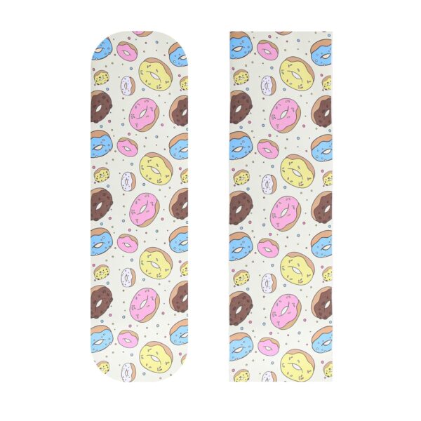 9" x 33" Skateboard Grip Tape, 2Pack Donut Waterproof Longboard Grip Tape, Bubble Free Non Slip Scooter Griptape for Rollerboard Stairs Pedal Wheelchair Step (23x84cm)