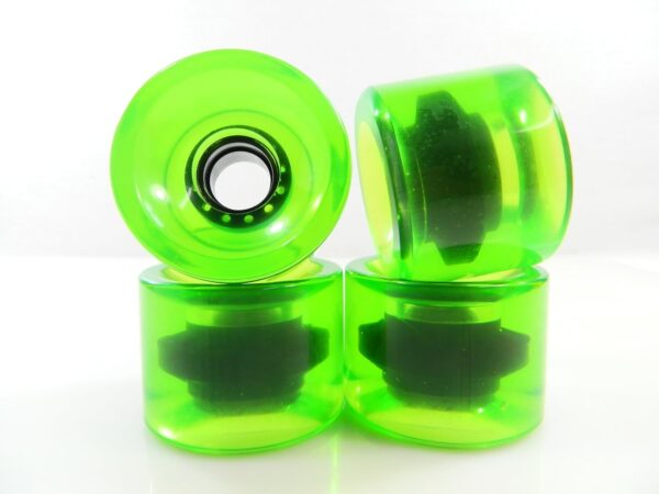 70mm Longboard Skateboard Wheels +  Bearings Spacers - Image 2